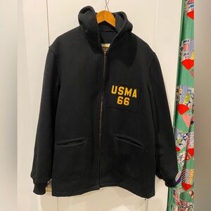 USMA 1966 West Point Wool Zip jacket size 42/L